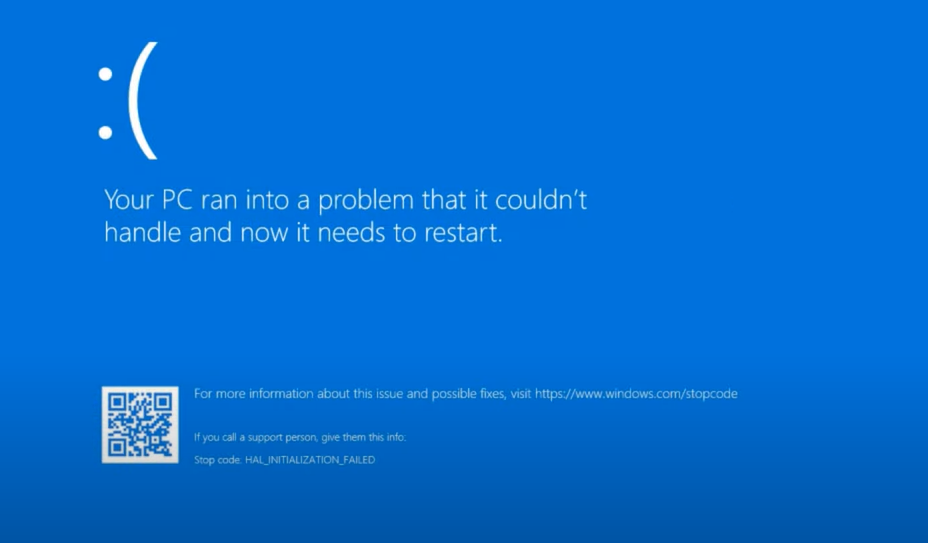 Blue Screen Of Death