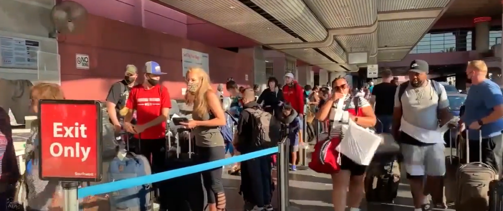 Airport Crowd